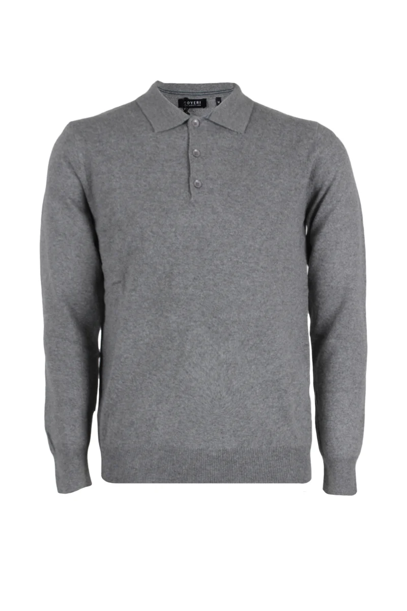 Pullover uomo collo polo