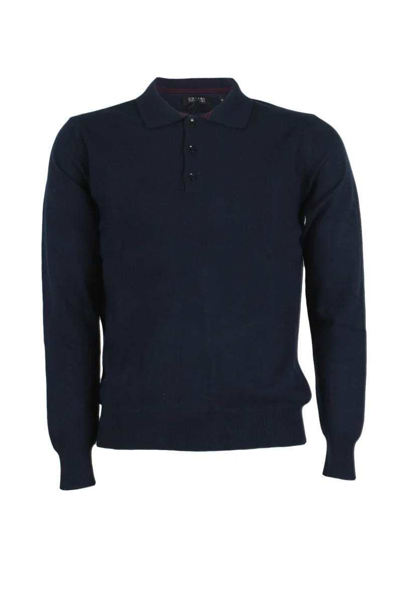 Pullover uomo collo polo