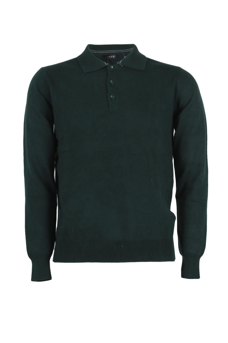 Pullover uomo collo polo