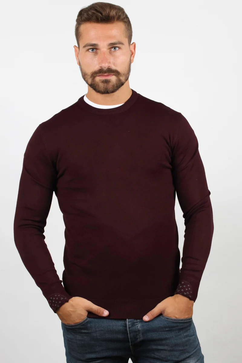 Pullover girocollo uomo