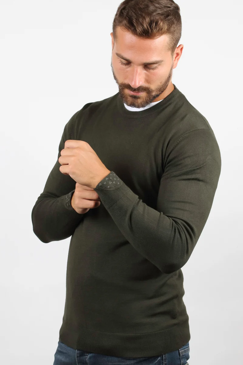 Pullover girocollo uomo