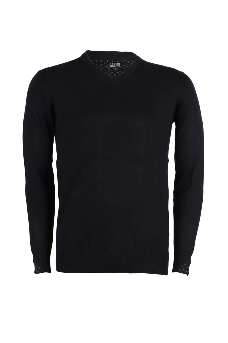 Pullover scollo a V uomo