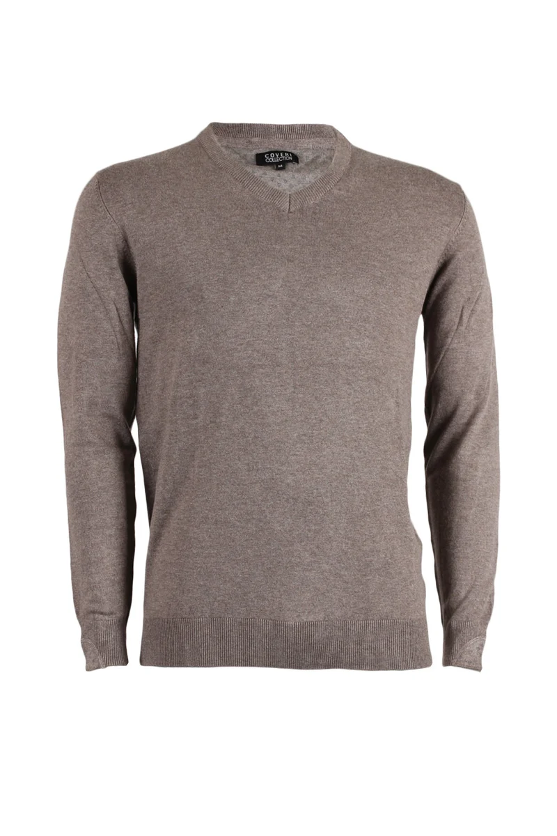 Pullover scollo a V uomo