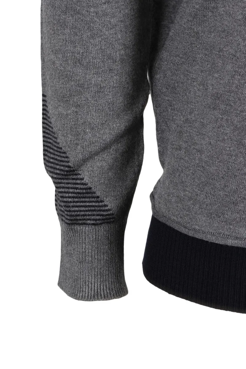 Pullover dettagli a contrasto