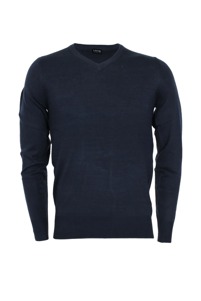 Pullover scollo a V uomo