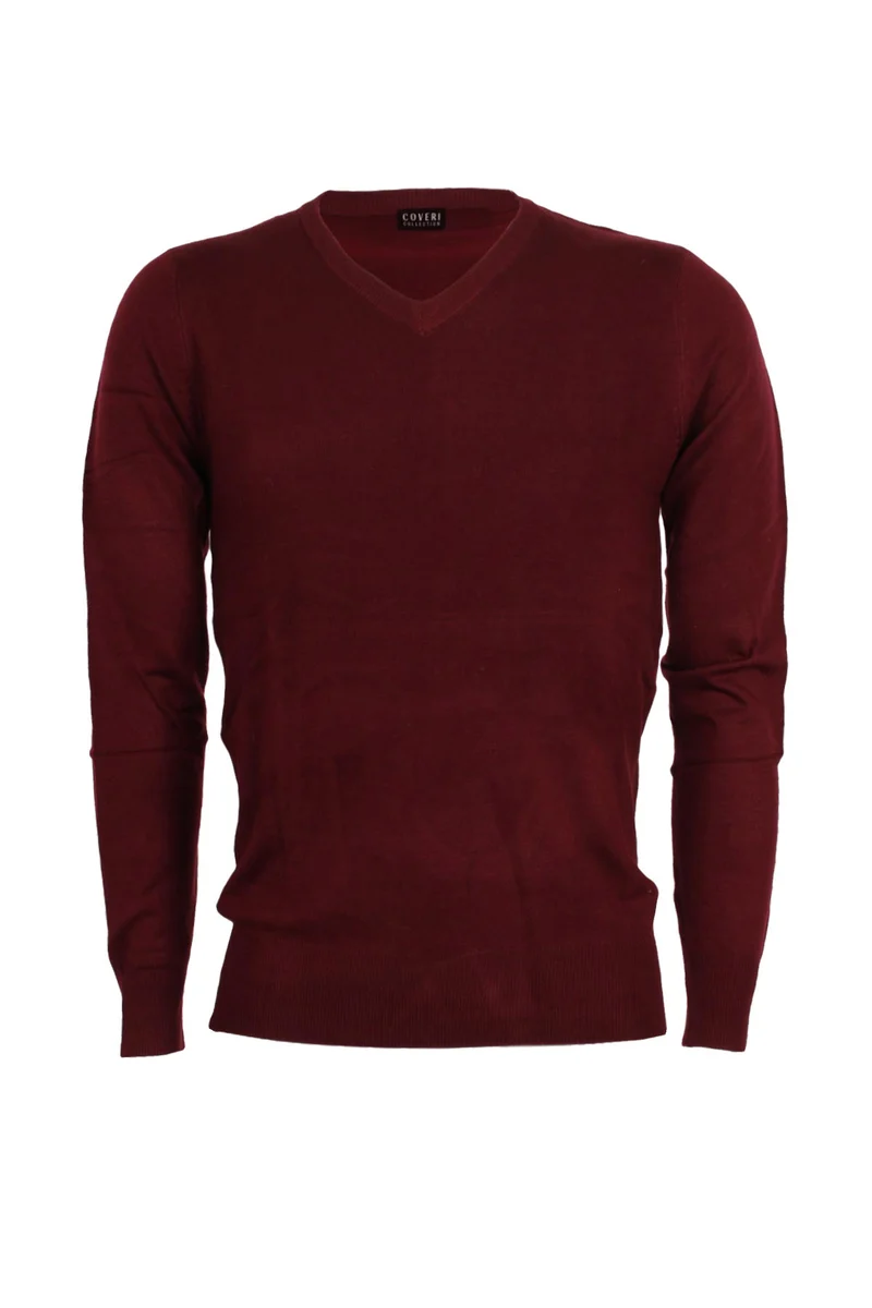 Pullover scollo a V uomo