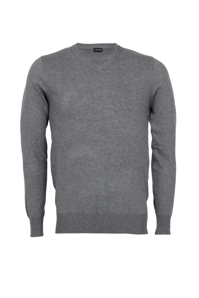 Pullover scollo a V uomo