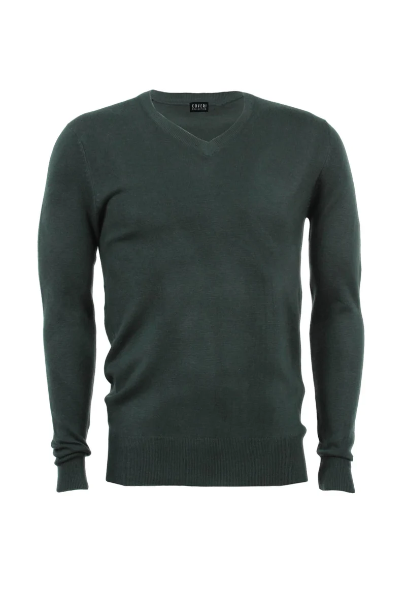 Pullover scollo a V uomo
