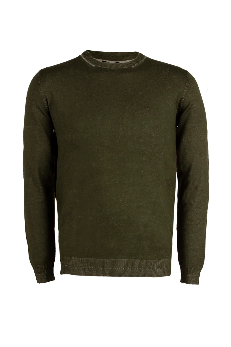 Pullover in misto cotone uomo