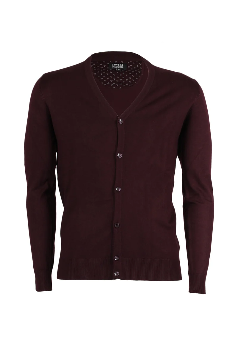Cardigan uomo tinta unita