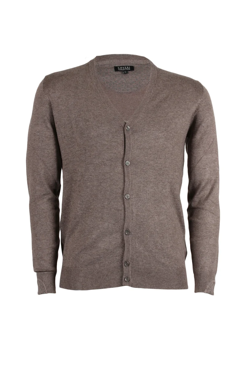 Cardigan uomo tinta unita