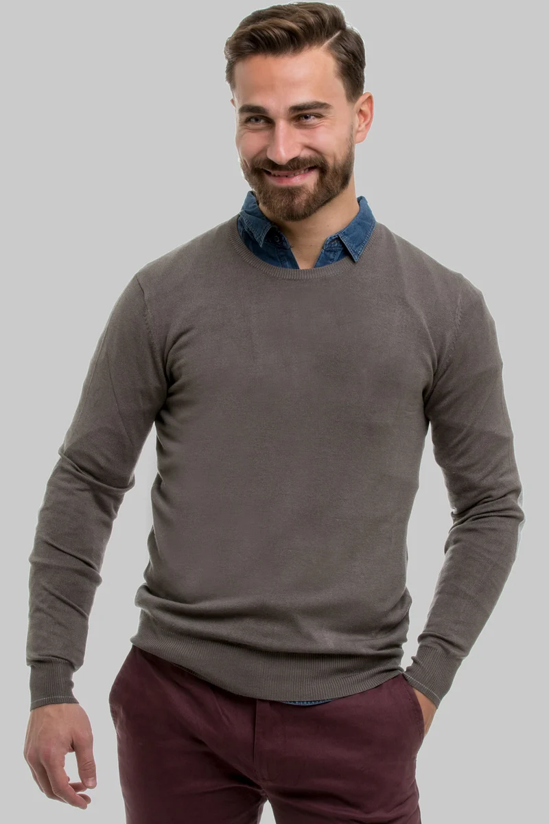 Maglioncino girocollo con toppe Hara