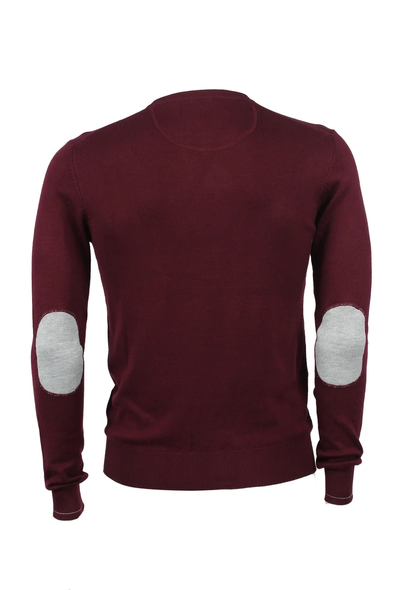 Maglioncino girocollo con toppe Hara