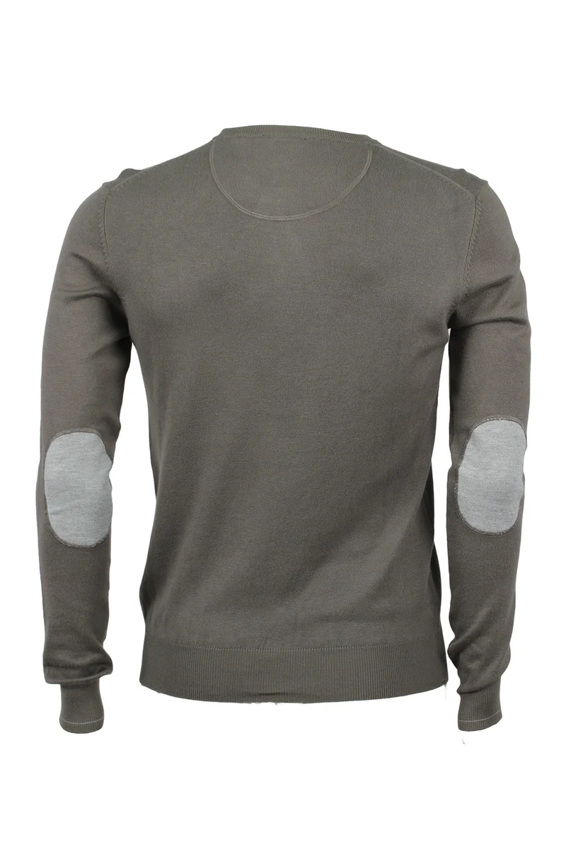 Maglioncino girocollo con toppe Hara