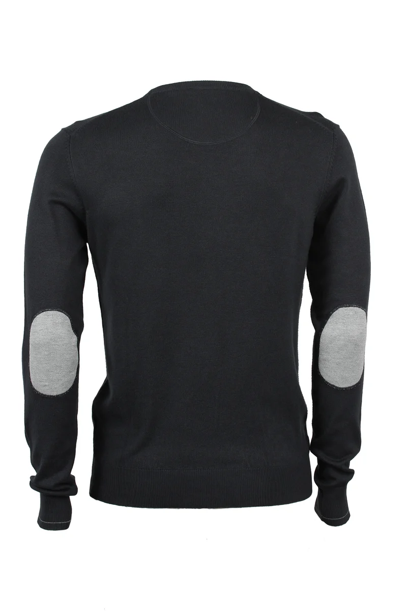 Maglioncino girocollo con toppe Hara