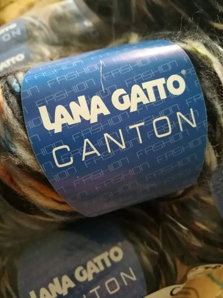 Filato moda fantasia Canton Lana Gatto, ferri 9. 500 g.