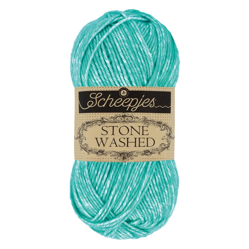 Stone washed 824 Turchese