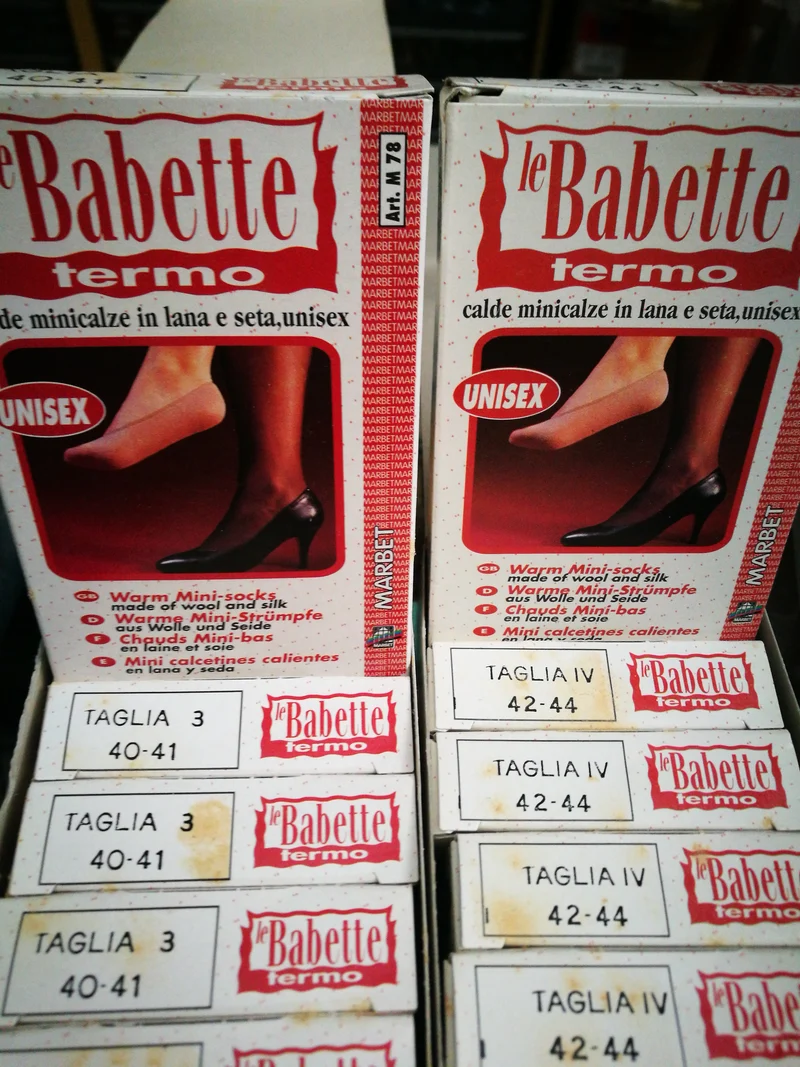 Babette unisex in lana e seta 4 paia. 100g.