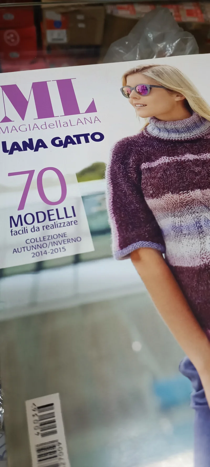 Miscellanea di misto lana Aladino, colori assortiti, rivista in omaggio1,2 kg,