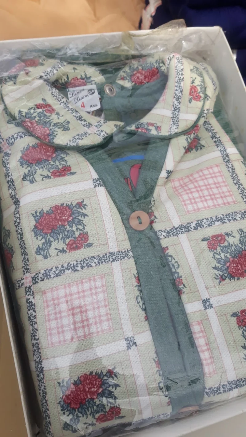 Tuta con gilet, Taglionetto in cotone.. 700g.