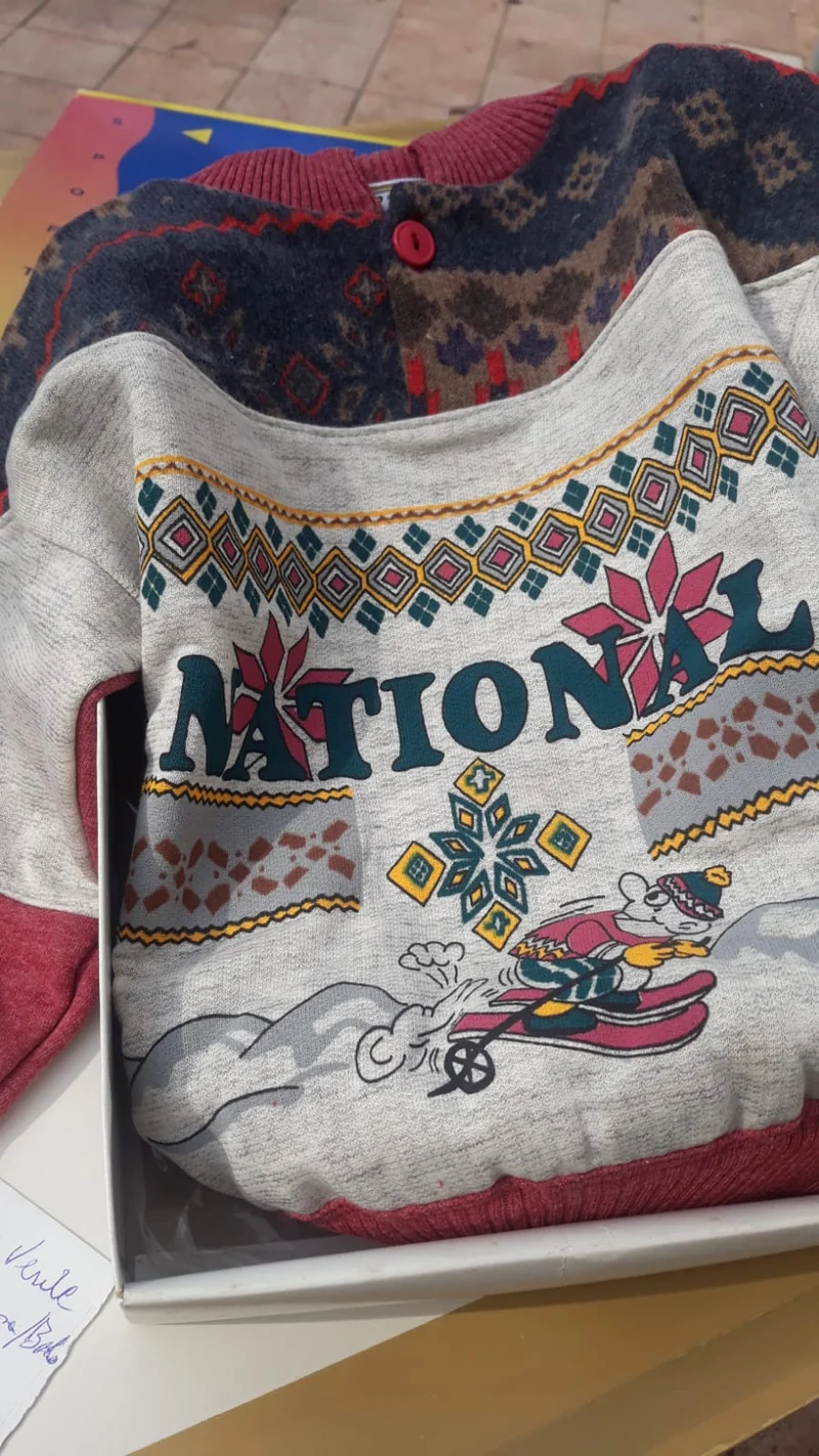 Tuta con gilet, Taglionetto in cotone.. 700g.