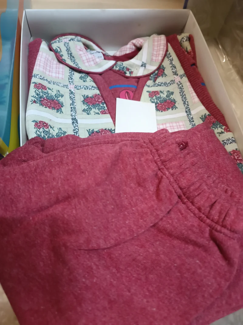 Tuta con gilet, Taglionetto in cotone.. 700g.