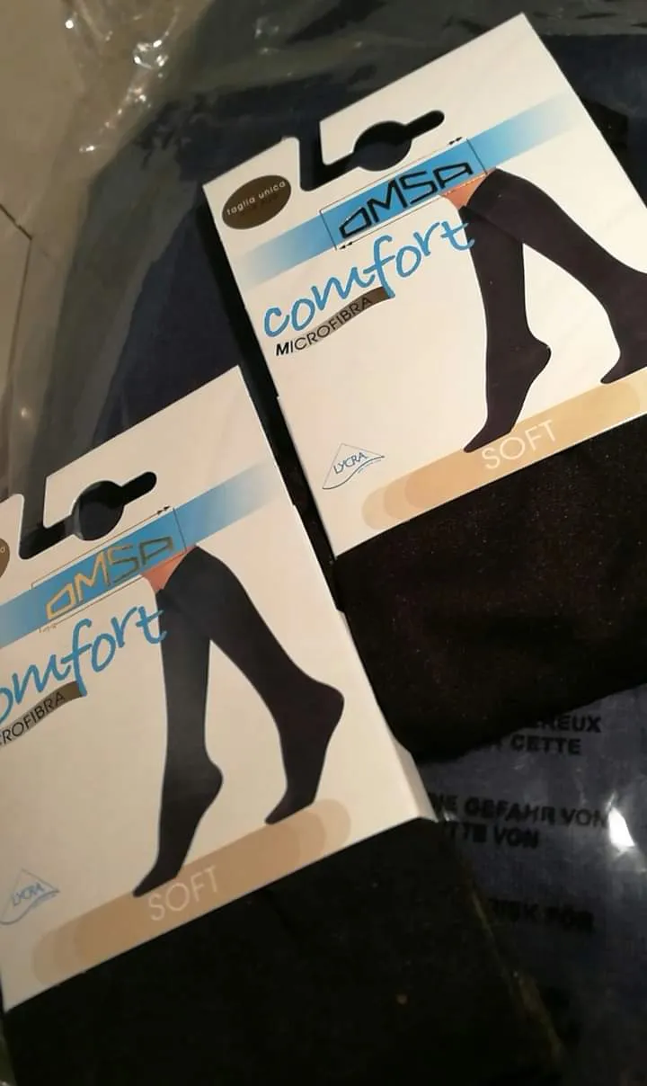 OMSA gambaletto moda in microfibra, 200g.