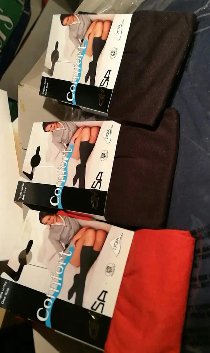 OMSA Comfort, gambaletto moda, tre paia, 200g.