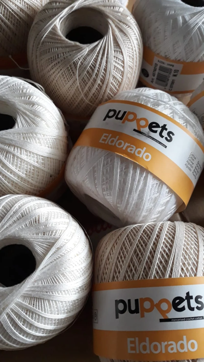 Puro cotone Puppets Eldorado in gomitoli di 100g.
