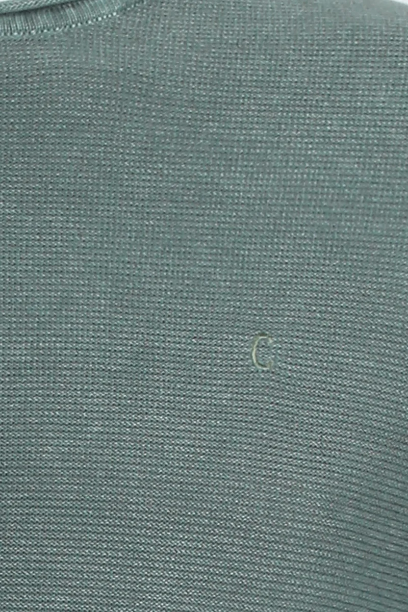 Pullover uomo girocollo acid wash