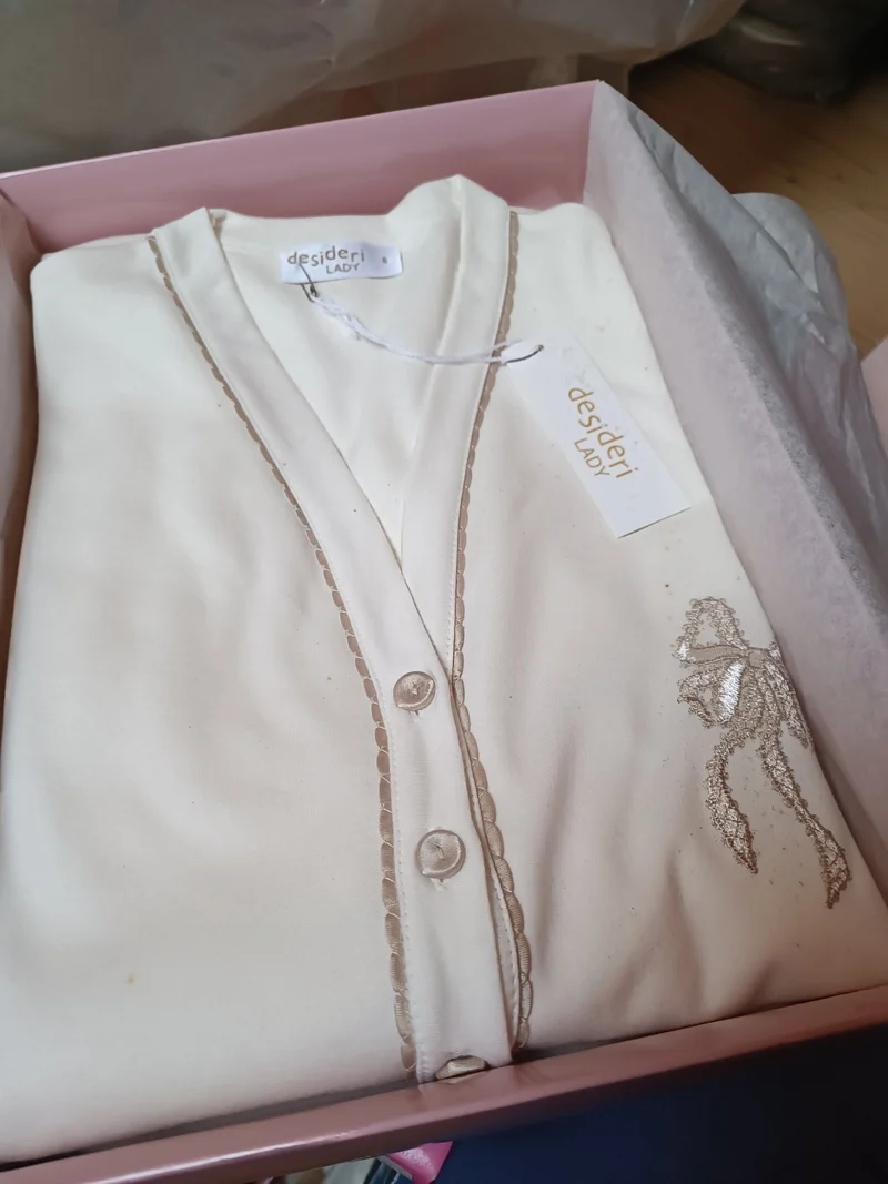 Pigiama da donna Serafino Desideri Lady, caldo ed elegante 800g.