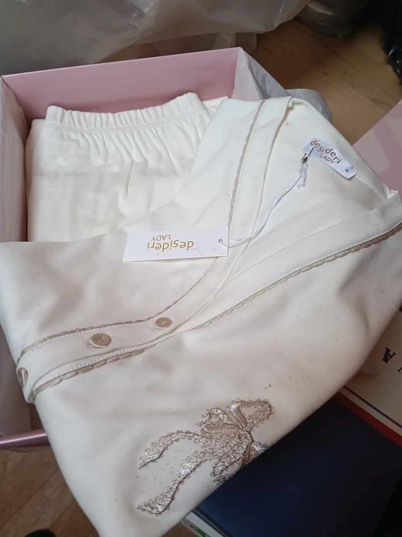 Pigiama da donna Serafino Desideri Lady, caldo ed elegante 800g.