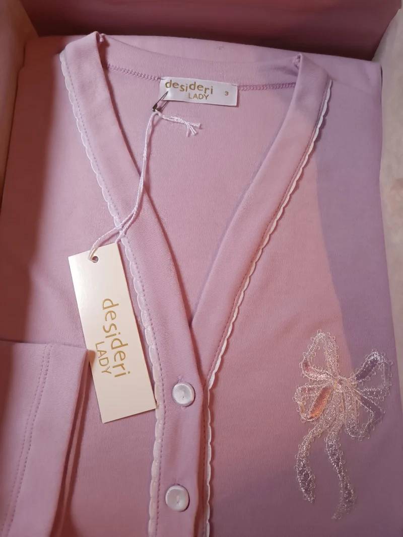 Pigiama da donna Serafino Desideri Lady, caldo ed elegante 800g.