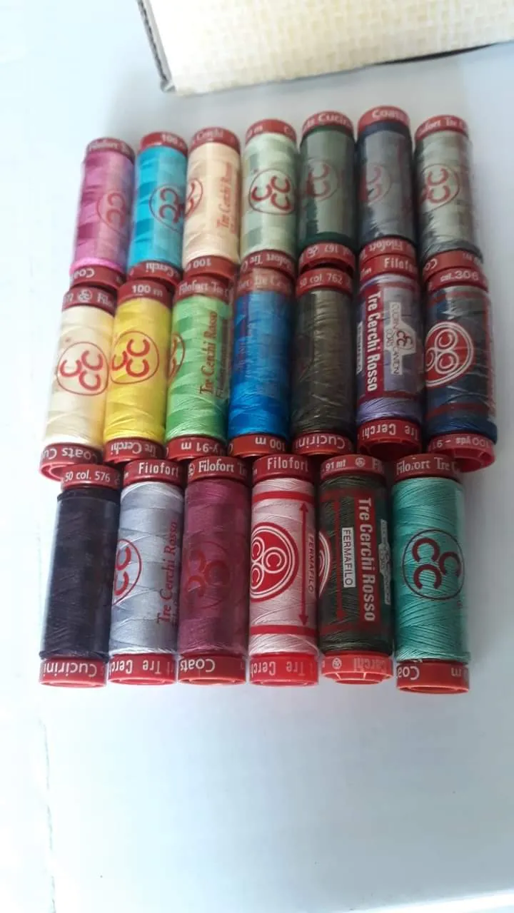 Set di 20 spagnolette Cucirini, colori assortiti. 200g.