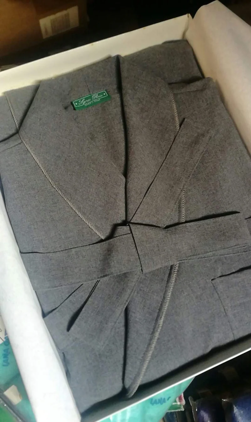 Vestaglia da camera uomo in microfibra, in due possibilità di colori, grigio e celeste, calda e leggera, 1kg.