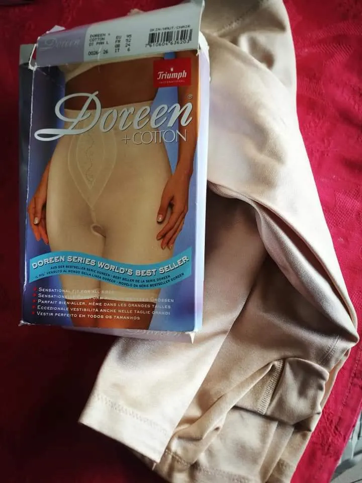 Doreen + Cotton Triumph panty pelle/skin, nudo, mis 6. 300g.