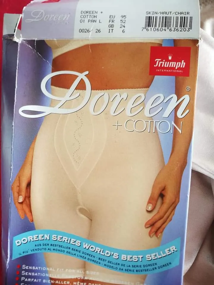 Doreen + Cotton Triumph panty pelle/skin, nudo, mis 6. 300g.