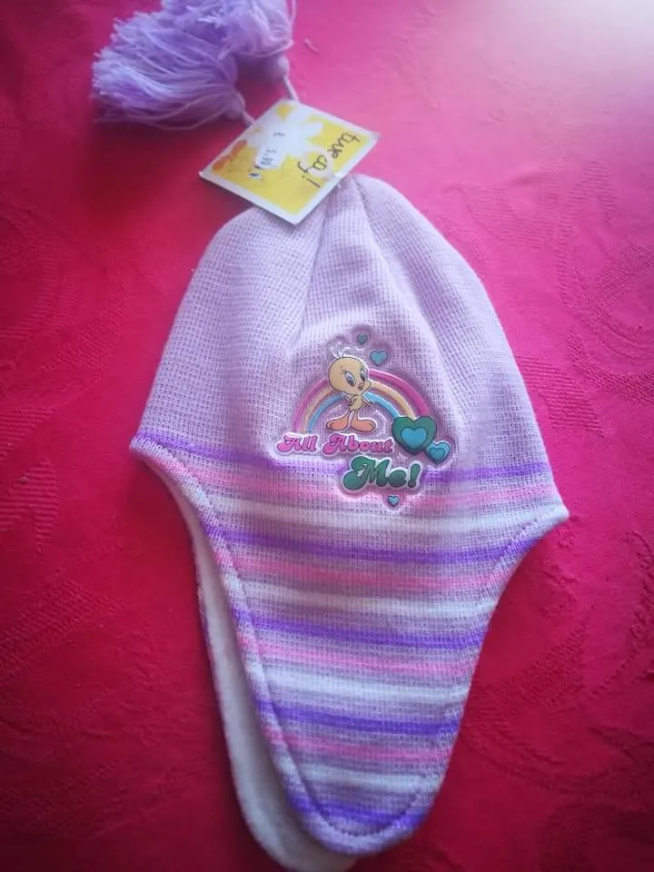 Cappellino di lana bimbo e bimba, 100g.