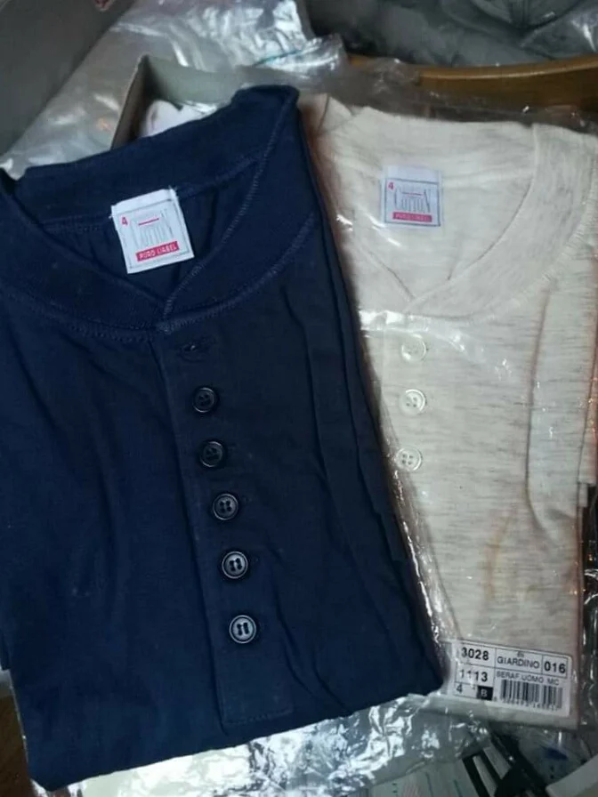 Maglia intima cotone uomo Liabel, manica corta, 200g.