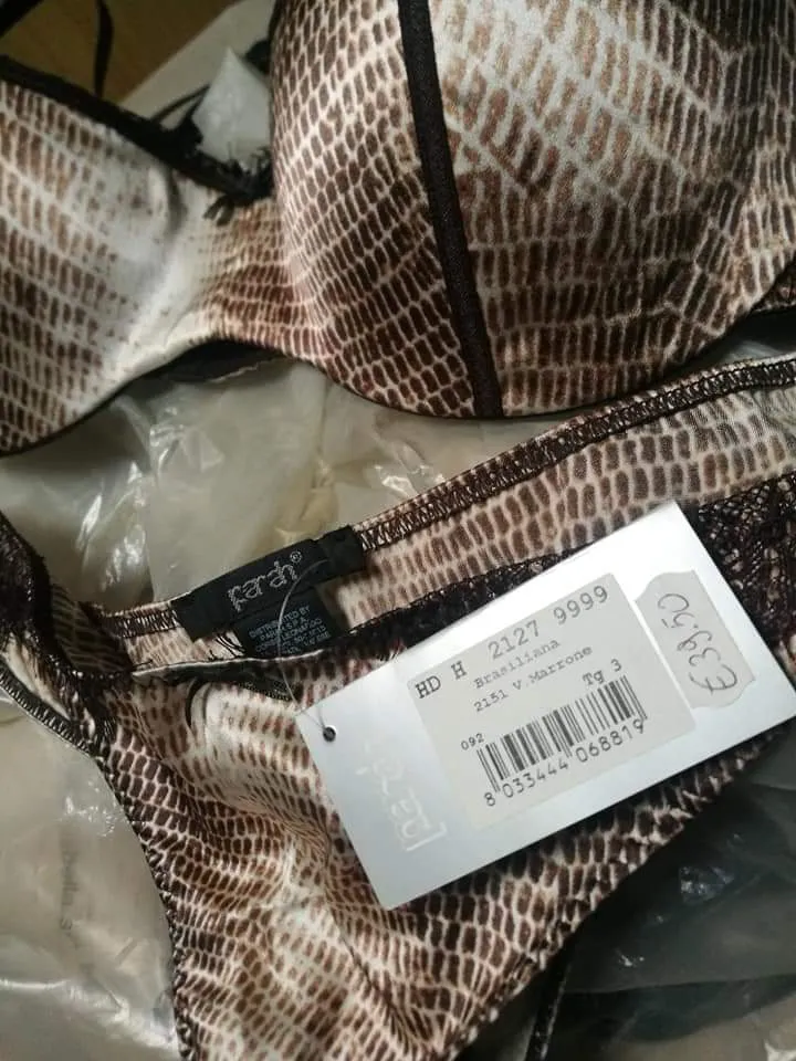 Intimo Parah! Taglia 3, completo + reggiseno, 500g.
