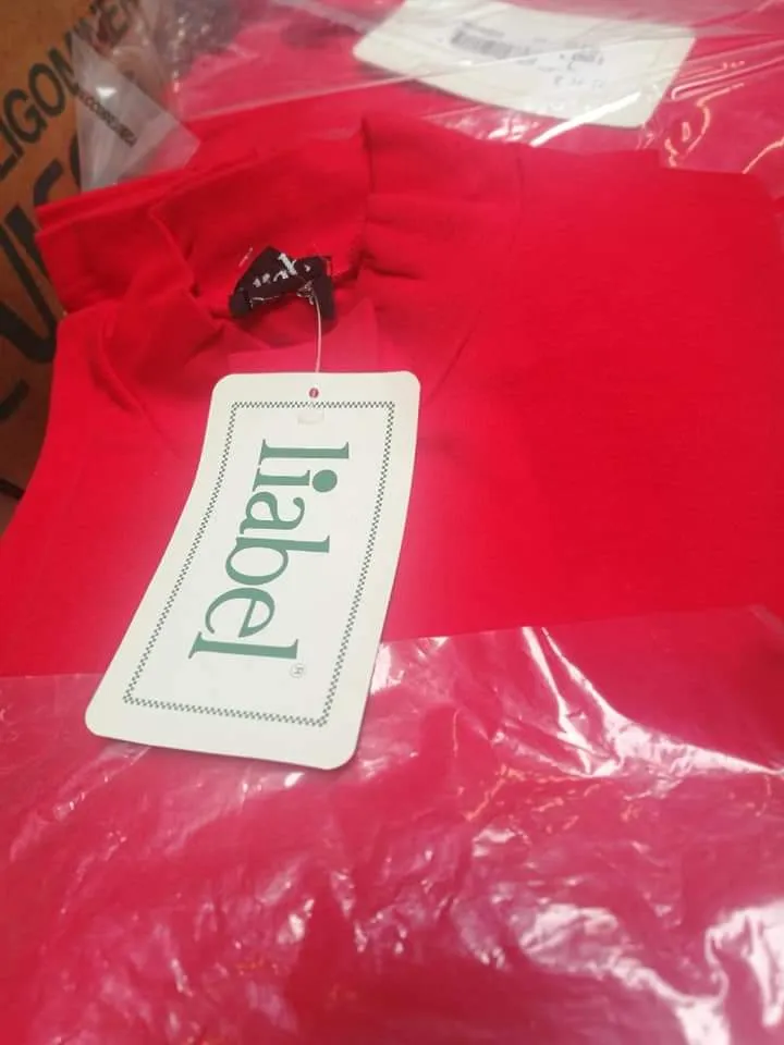 Lupo di mare Liabel, puro cotone, rosso, 300g.