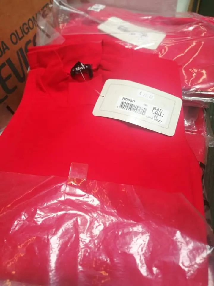 Lupo di mare Liabel, puro cotone, rosso, 300g.