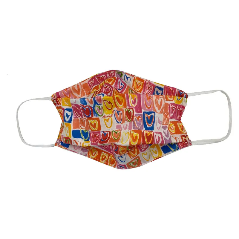 Mascherine mascherina valentine pz Moderno in Cotone