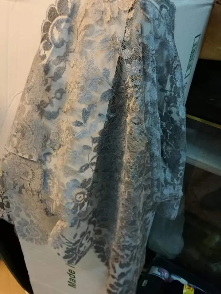 Veletta vintage in pizzo, 50g.