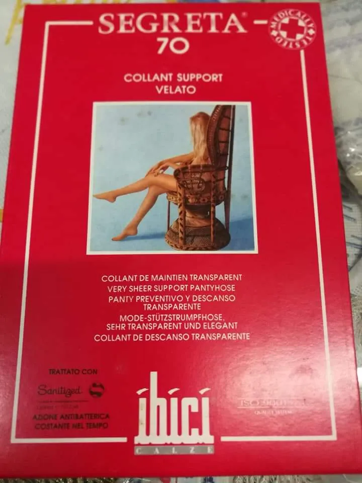 Collant Segreta IBICI a compressione graduata 70den, 100g.