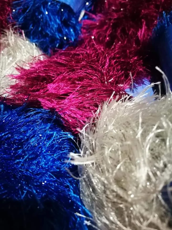 Filato fashon in Lurex Mekong Gatto in mix di colori, 500g.