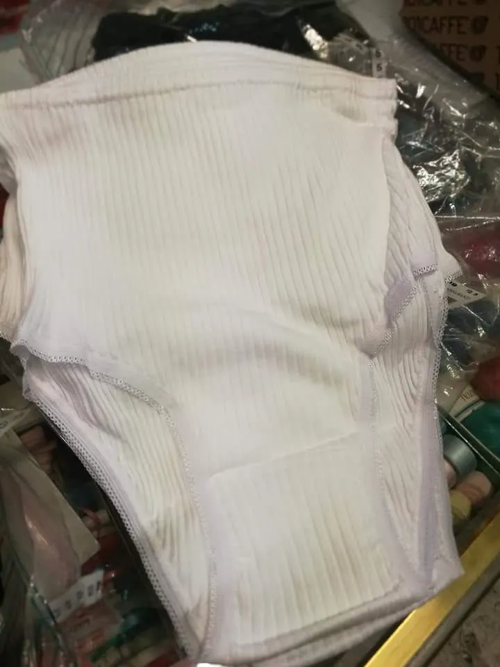 Culotta donna in cotone a costine Adriana, tre pezzi, 100g.
