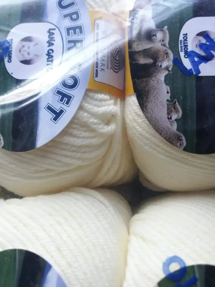 Pura lana Super Soft Gatto, confezione da 500g.