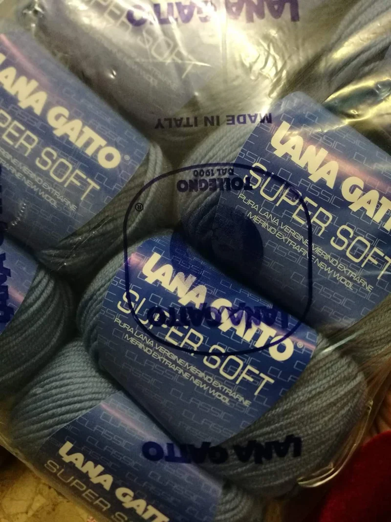 Pura lana Super Soft Gatto, confezione da 500g.