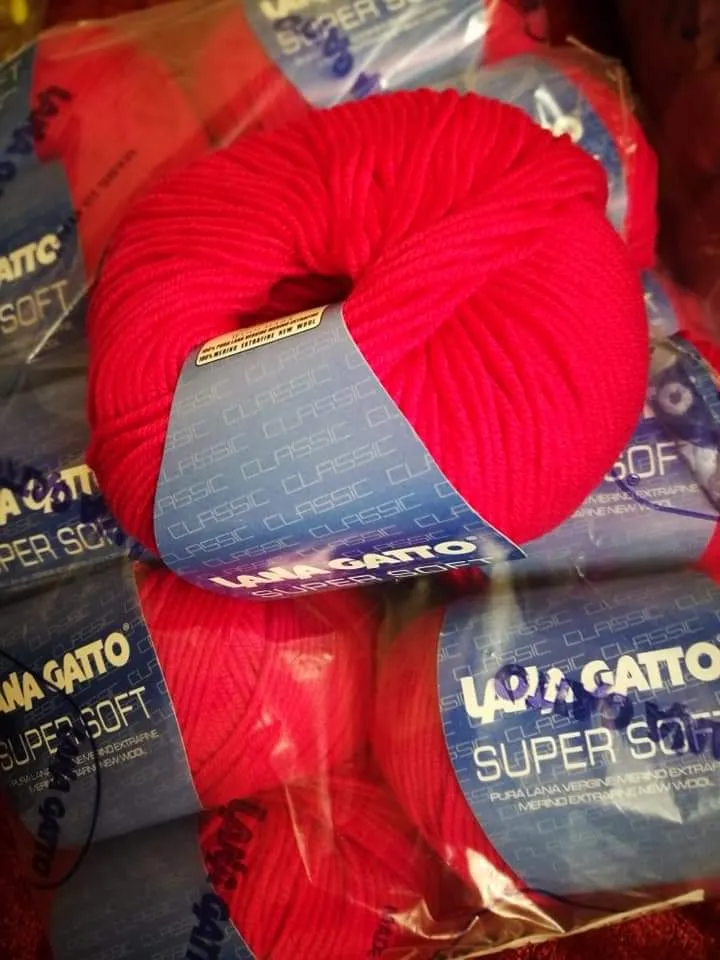 Pura lana Super Soft Gatto, confezione da 500g.